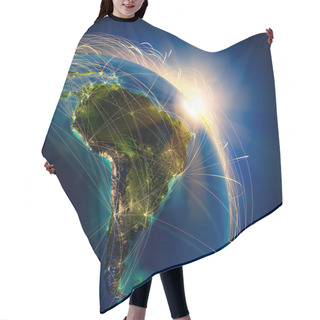 Personality  Main Air Routes In South America Hair Cutting Cape