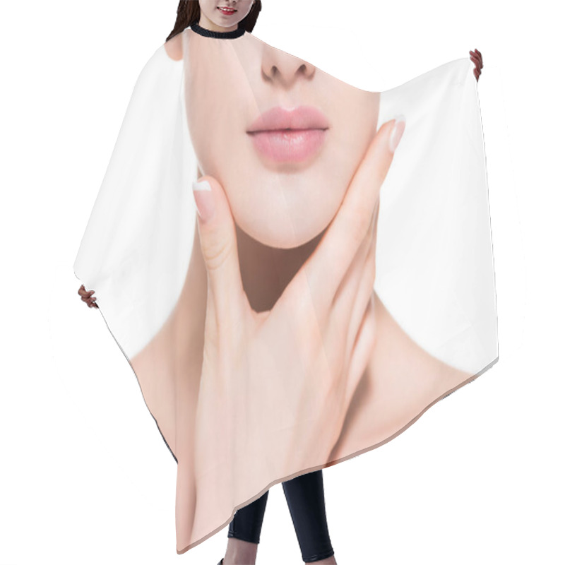 Personality  Lips Hair Cutting Cape