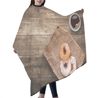 Personality  Donuts For Lunch. Hair Cutting Cape