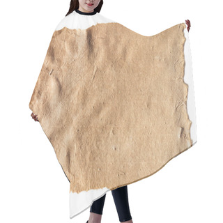 Personality  Blank Antique Paper Texture Hair Cutting Cape