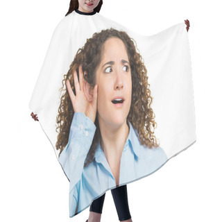 Personality  Nosy Curious Woman Hair Cutting Cape