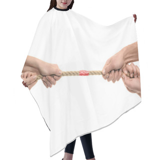 Personality  Hands Holding Rope  Hair Cutting Cape