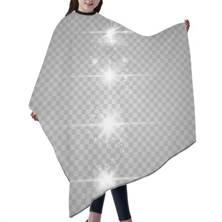 Personality  Optical Lens Flare Light  Hair Cutting Cape