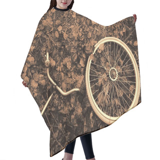 Personality  Decomposed Bicycle Parts Hair Cutting Cape