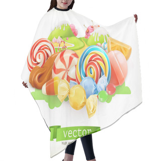Personality  Sweet Shop. Candy Land.  Hair Cutting Cape