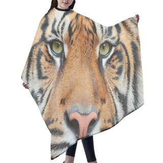 Personality  Wild Cat Tiger Hair Cutting Cape