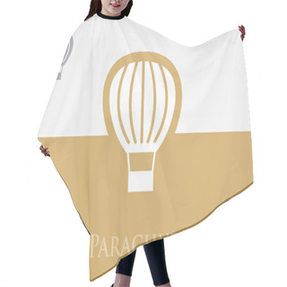 Personality  Air Balloon. Single Flat Icon. Vector Illustration. Eps-10 Hair Cutting Cape