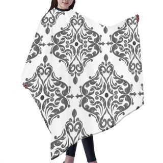 Personality  Classic Style Floral Ornament Pattern Hair Cutting Cape