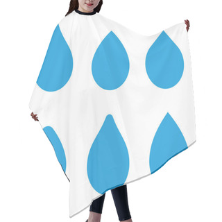 Personality  Water Drops Set Hair Cutting Cape