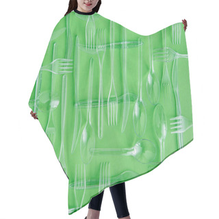 Personality  Various Plastic Cutlery Hair Cutting Cape