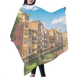 Personality  Colorful Houses In Girona Hair Cutting Cape