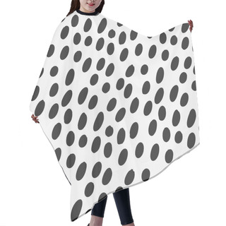 Personality  Abstract Polka Dots Pattern Hair Cutting Cape