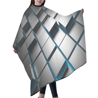 Personality  Cubes Background Hair Cutting Cape