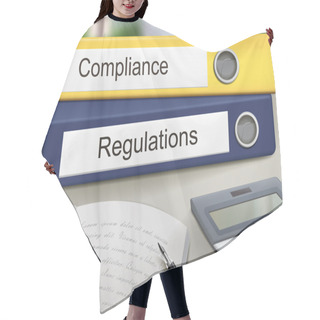 Personality  Compliance And Regulations Binders Hair Cutting Cape