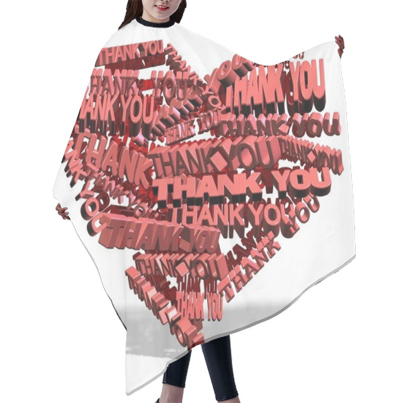 Personality  Thank You From Heart Hair Cutting Cape