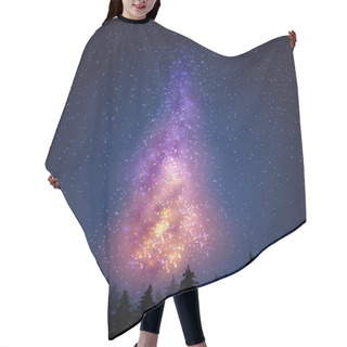 Personality  Milky Way Hair Cutting Cape