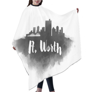 Personality  Ft. Worth City Skyline Hair Cutting Cape
