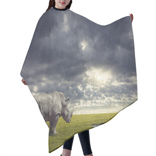 Personality  Thirsty Rhino Hair Cutting Cape