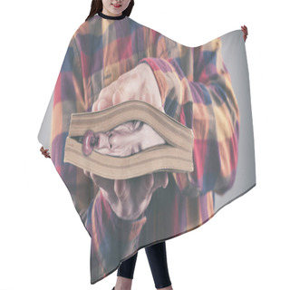 Personality  Crushed By The Book Hair Cutting Cape