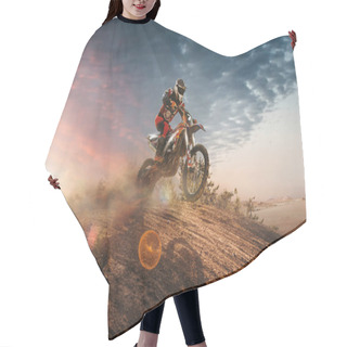 Personality  Moto Freestyle. Motorcycle Stunt Rider  Hair Cutting Cape