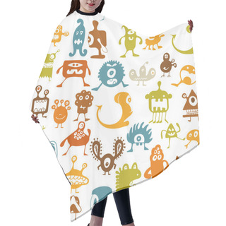 Personality  Doodle Monsters Hair Cutting Cape