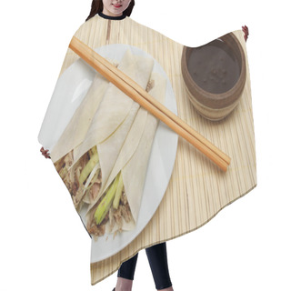 Personality  Chinese Duck Pancakes Hair Cutting Cape