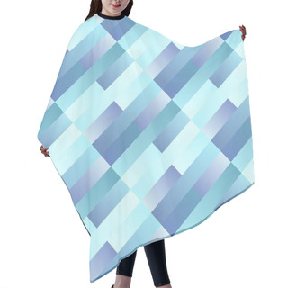 Personality  Gradient Abstract Diagonal Stripe Pattern Background Design Hair Cutting Cape
