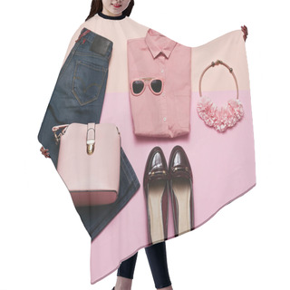 Personality  Romantic Clothes Set. City Casual Fashion. Spring. Stylish Acces Hair Cutting Cape