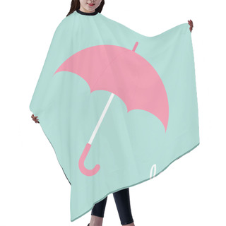 Personality  Pink Umbrella. Hair Cutting Cape