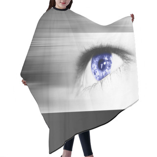 Personality  Digital Background Hair Cutting Cape