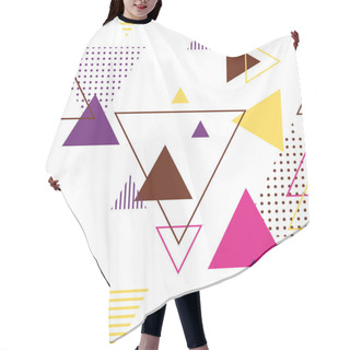 Personality  Design Of Triangles Pattern Hair Cutting Cape