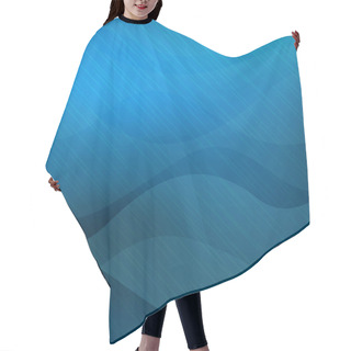 Personality  Background, Theme Of Storm And Raining In Ocean Hair Cutting Cape