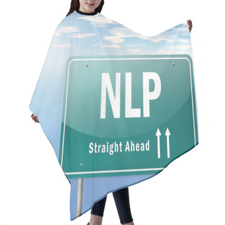 Personality  Highway Signpost NLP Hair Cutting Cape