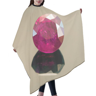Personality  Natural Burmese Ruby With Inclusions Hair Cutting Cape