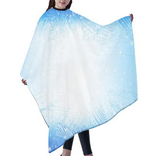 Personality  Frozen Window Hair Cutting Cape