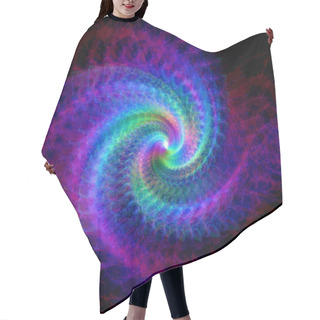 Personality  Psychedelic Background Hair Cutting Cape