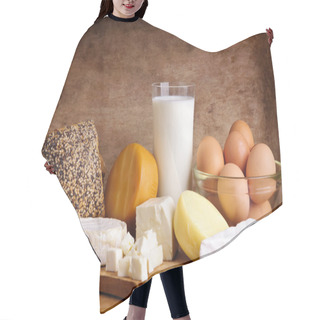Personality  Cheese, Bread, Milk And Eggs Hair Cutting Cape