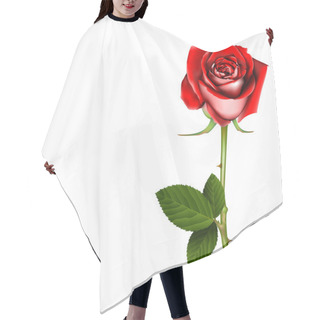 Personality  Red Rose, Vector Hair Cutting Cape