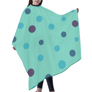 Personality  Pop Art Polka Dot Seamless Background Hair Cutting Cape