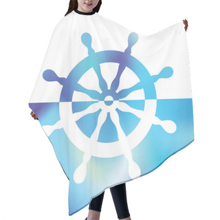 Personality  Steering Wheel Rudder - Ship Steering Hair Cutting Cape