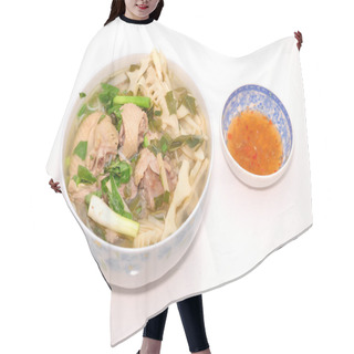 Personality  Bun Mang Vit Or Vietnamese Rice Vermicelli With Bamboo Shoots And Duck Salad Hair Cutting Cape