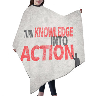 Personality  Turn Knowledge Into Action Hair Cutting Cape
