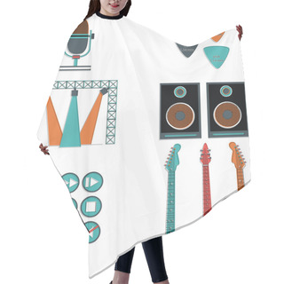 Personality  Music Players And Components Vol 2 Hair Cutting Cape