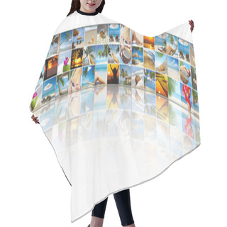 Personality  Collage Hair Cutting Cape