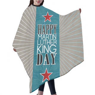Personality  Happy Martin Luther King Day American Hair Cutting Cape