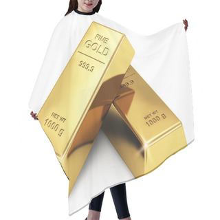 Personality  Gold Ingots Hair Cutting Cape