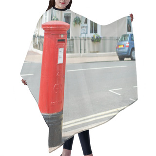 Personality  Red British Mailbox Hair Cutting Cape