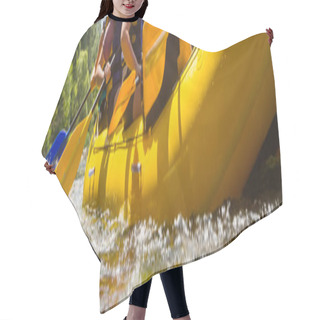 Personality  Rafting Team , Summer Extreme Water Sport Hair Cutting Cape