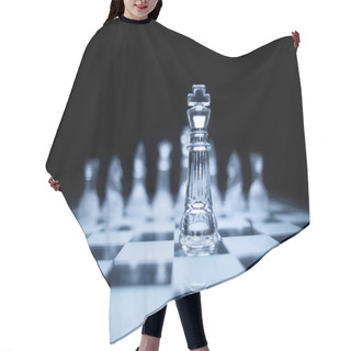 Personality  Chess Game Concept  Hair Cutting Cape