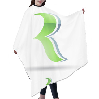 Personality  Abstract Icon For Letter R Hair Cutting Cape